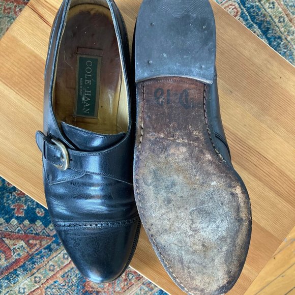 Vintage Cole Haan Leather Dress Shoes - Picture 2 of 2